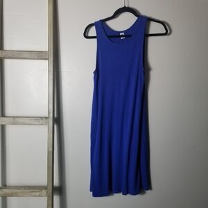 OLD NAVY ROYAL BLUE TANK DRESS SIZE MEDIUM